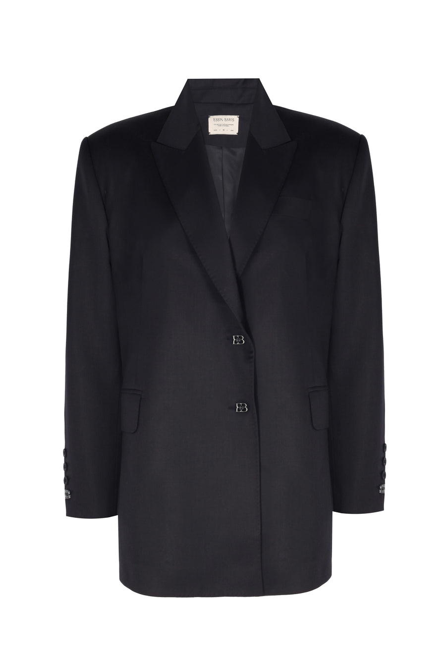 Highly oversize navy blazer