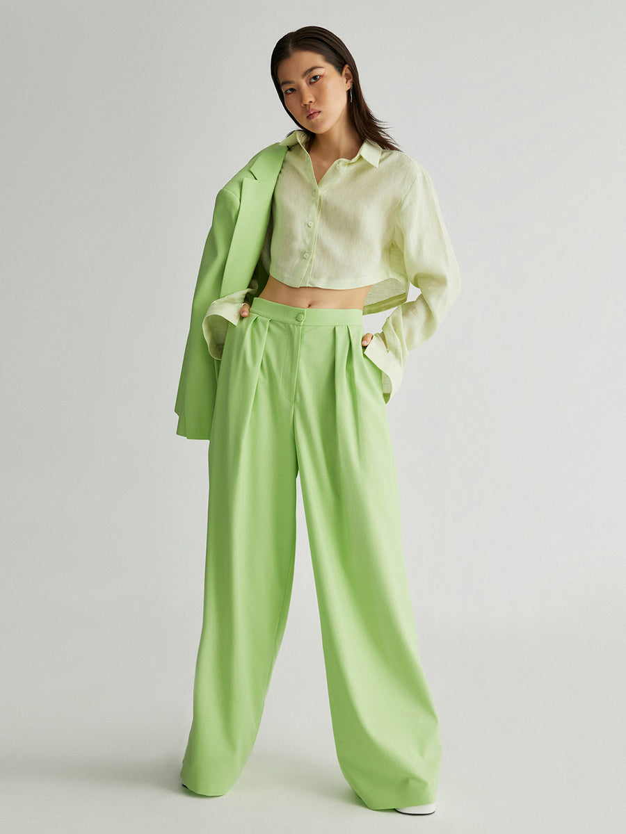 Cropped Oversize Shirt