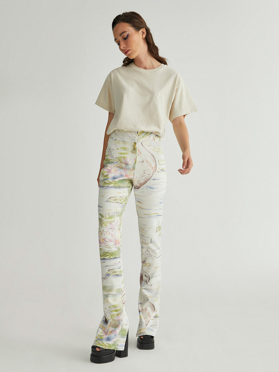 Swan Yoke Pants